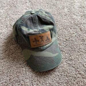 Barbell Babes Alternative Apparel Camo Leather Patch Baseball Cap